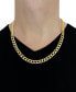 ფოტო #3 პროდუქტის 26" Open Curb Link Chain Necklace (8mm) in Solid 10k Gold