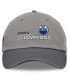 Фото #2 товара Men's Gray/Charcoal Edmonton Oilers 2024 Western Conference Champions Unstructured Adjustable Hat
