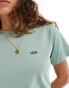 Фото #4 товара Vans left chest logo t-shirt in light green