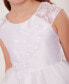 ფოტო #8 პროდუქტის Big Girls Flower Applique Communion Dress