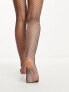 Monki fishnet tights in black