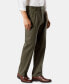 ფოტო #2 პროდუქტის Men's Easy Classic Pleated Fit Khaki Stretch Pants