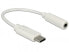 Фото #2 товара Delock 65913 - 3.5mm - Female - USB - Male - 0.14 m - White