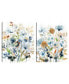 Фото #1 товара Holland Spring Mix I & II by Carol Robinson Set of Canvas Art Prints