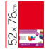 Фото #1 товара LIDERPAPEL Red tissue paper 52x76 cm 18gr package of 25 sheets