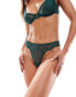 Фото #3 товара ASOS DESIGN Sian lace thong in forest green