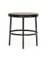 NHModern Industrial Side Table Mango Wood Top, Distinctive Studded Iron Frame Brown+antique bronze, 1 Count - фото #10