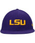 ფოტო #2 პროდუქტის Men's Purple LSU Tigers Team Color Fitted Hat