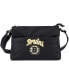 Women's Boston Bruins Logo Script Crossbody Handbag