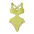Фото #4 товара Women's Braided Strap Detail Monokini One Piece Swimsuit - Shade & Shore Olive