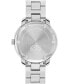 Women's Bold Verso Swiss Quartz Silver-Tone Stainless Steel Watch 38mm