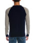 Scott & Scott London Contrast Wool & Cashmere-Blend Sweater Men's Blue L - фото #2