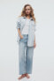 Фото #1 товара Wide High Cropped Jeans