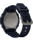 ფოტო #4 პროდუქტის Men's Analog-Digital Black Resin Strap Watch 45.4mm