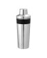 18 oz Double Insulated Stainless Steel Cocktail Shaker with 1.5 oz shot Cap and Strainer