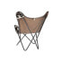 Фото #3 товара Кресло DKD Home Decor Кремовый Темно-коричневый Железо 70 x 70 x 90 cm
