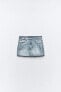 DENIM TRF MINI SKIRT