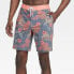 Фото #1 товара Men's 8.5" Tropical Pineapple Print Board Shorts - Goodfellow & Co Coral Orange
