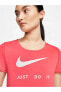 Фото #4 товара Women's W Nk Top Ss Swsh Run T-shirt - Cj1970-814