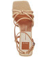 Фото #4 товара Women's Bev Raffia Strappy Kitten-Heel Dress Sandals