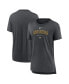 ფოტო #1 პროდუქტის Women's Heather Charcoal San Diego Padres Authentic Collection Early Work Tri-Blend T-shirt