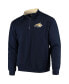 Фото #2 товара Men's Navy Montana State Bobcats Tortugas Logo Quarter-Zip Jacket