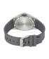 ფოტო #3 პროდუქტის Men's Titanium Multi-Function Gray Silicone Strap Watch 42mm