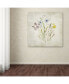 Фото #3 товара Marcee Duggar 'Wild Flowers Three' Canvas Art - 14" x 14" x 2"