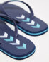 Фото #9 товара Hummel Unisex Chevron flip flops in blue