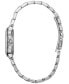 ფოტო #2 პროდუქტის Women's Eco-Drive Crystal Accent Stainless Steel Bracelet Watch 28mm EW2340-58A