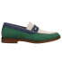 Фото #1 товара Sperry Gold Cup Exeter Penny Loafer Moc Toe Dress Mens Blue, Green, Off White D