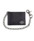 ფოტო #1 პროდუქტის Security Leather Slimfold Men's Wallet with Chain