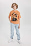 Erkek Çocuk T-shirt C1344a8/og330 Orange