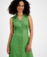 ფოტო #3 პროდუქტის Women's Sleeveless Shirtdress, Created for Macy's