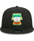 Фото #2 товара Men's Black South Park Kyle Mesh Trucker 9FIFTY Snapback Hat