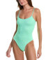 Фото #1 товара Hunza G Pamela One-Piece Women's Green Os