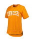 Фото #2 товара Women's Tennessee Orange Tennessee Volunteers Arch Poncho T-shirt