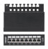 Фото #3 товара Intellinet Patch Panel - Cat6a - FTP - 8-Port - Desktop - Shielded - 90° Top-Entry Punch Down Blocks - Black - IEEE 802.3 - IEEE 802.3ab - IEEE 802.3u - 10/100/1000Base-T(X) - Gigabit Ethernet - 1000 Mbit/s - Gold - Cat6a
