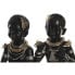 Фото #2 товара Декоративная фигура DKD Home Decor 20,5 x 18 x 35 cm Чёрный Колониальный Африканка (2 штук)