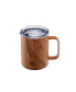 Фото #5 товара Wood Decal Insulated Coffee Mugs, Set of 4