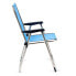 SOLENNY Fixed Folding Chair Aluminium 89x55x53 cm