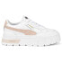 Фото #1 товара Puma Mayze Stack Perforated Platform Womens Pink, White Sneakers Casual Shoes 3