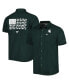 Фото #1 товара Men's PFG Green Michigan State Spartans Slack Tide Camp Button-Up Shirt