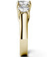 Кольцо Charles & Colvard Three Stone 2 ct. 14k Gold 9 - фото #8