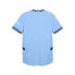 Puma Mcfc Home Authentic Short Sleeve Soccer Jersey Mens Blue 77505001 L - фото #2