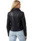 ფოტო #2 პროდუქტის Women’s Minimalist Faux Leather Jacket
