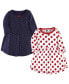 Toddler Girls Cotton Long-Sleeve Dresses 2pk, Apple 4T - фото #4