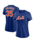 Women's Justin Verlander Royal New York Mets 2023 Name and Number T-shirt