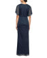 ფოტო #2 პროდუქტის Women's Long A-Line Glitter Dress