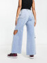 Фото #2 товара Native Youth cut out detail straight leg jeans in washed blue